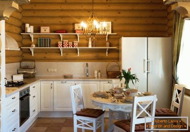pequeña cocina en una casa privada дизайн