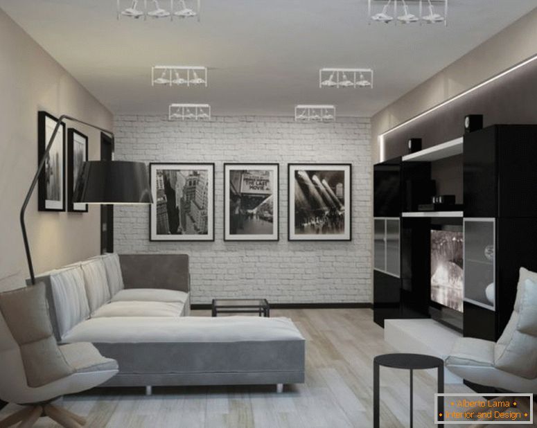 diseño-interior-apartamento de 3 habitaciones