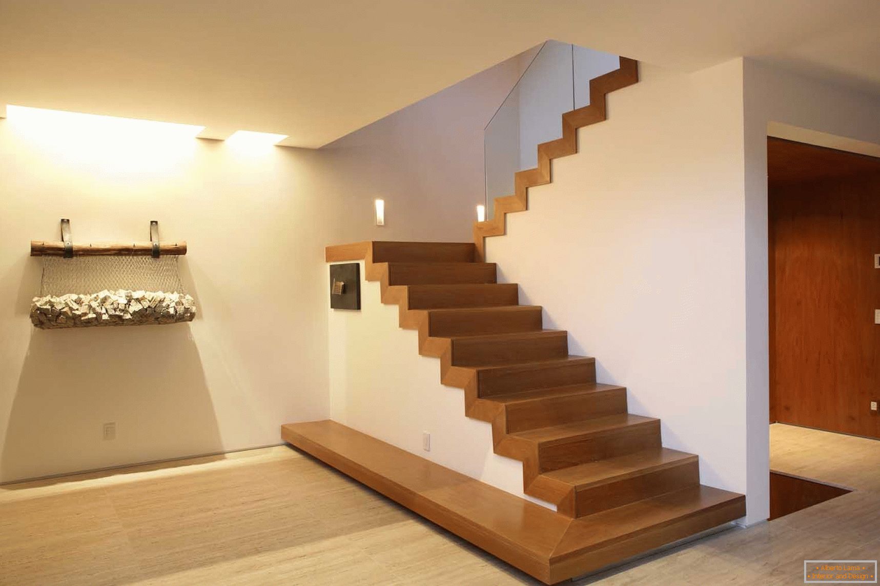 Escaleras en el estilo del minimalismo