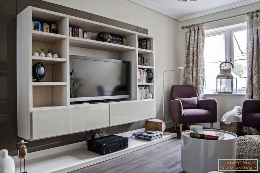 Muebles con estilo en la sala de estar