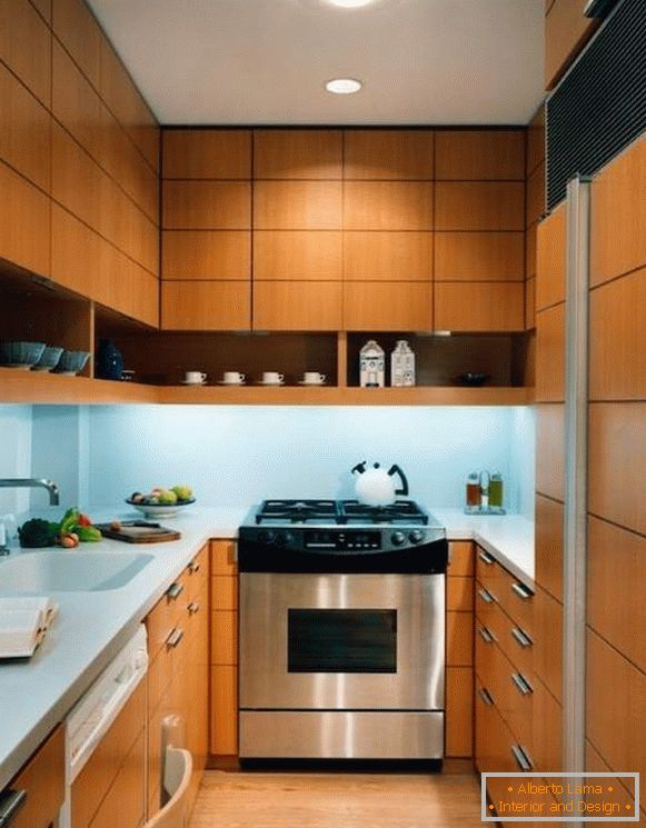Foto de cocina de 6 m2 en un estilo minimalista moderno