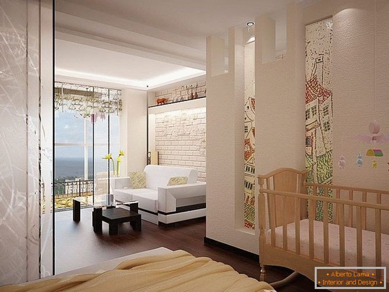 Apartamento de un dormitorio con ventana panorámica