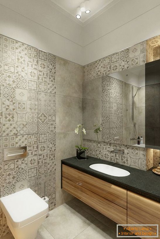 Diseño de azulejos en el baño, foto 22