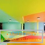 Diseño de interiores multicolores