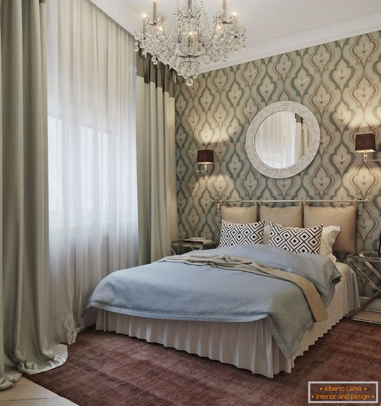 Dormitorio con estilo en estilo clásico