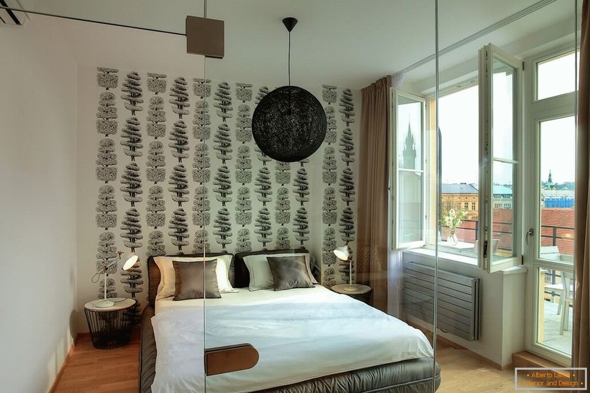 Dormitorio en estilo Art Nouveau