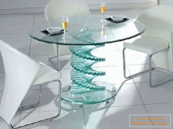mesas de diseño de vidrio, foto 9