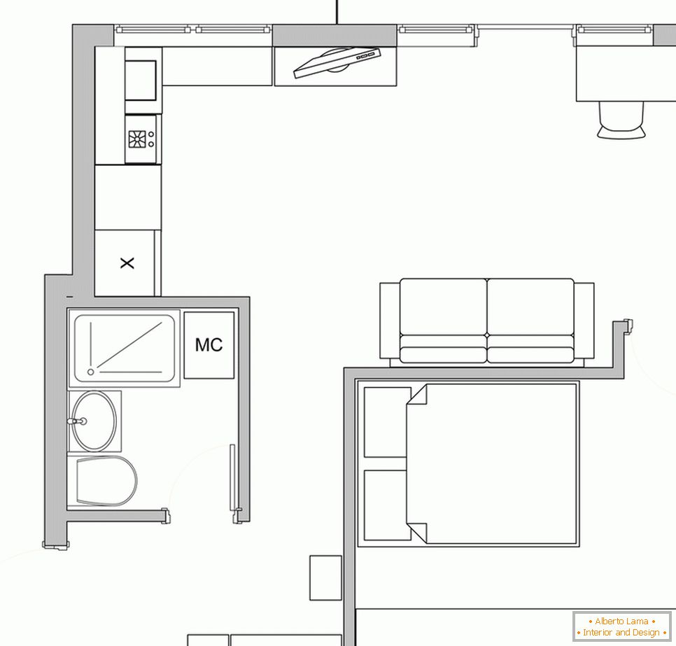 Planificación de apartamentos de lujo de Maria Dadiani