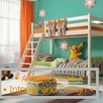 Habitación infantil brillante