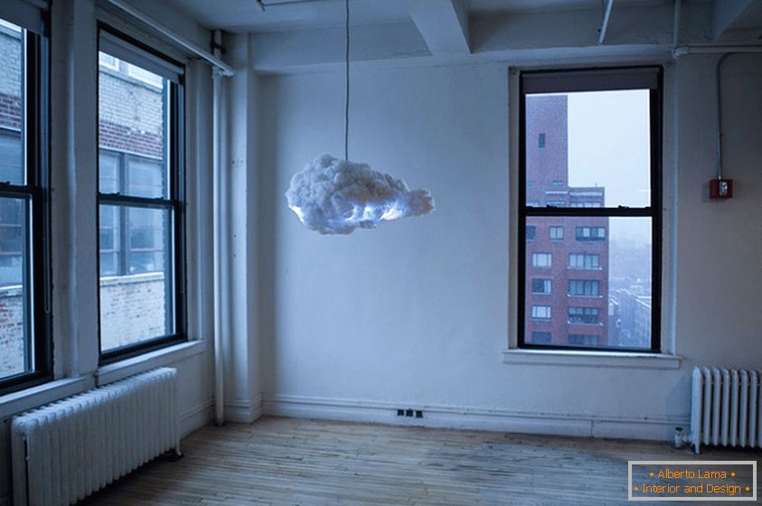 Esta lámpara interactiva de nubes traerá una tormenta a su casa