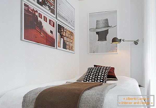 Dormitorio de apartamentos pequeños de lujo en Suecia