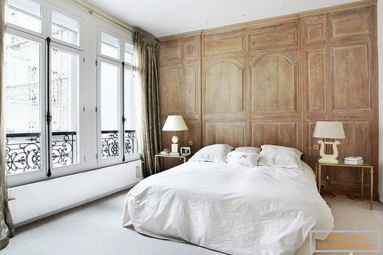 Interior de estilo francés en el dormitorio