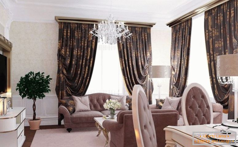 Sala de estar en estilo italiano - 75 fotos de ideas de