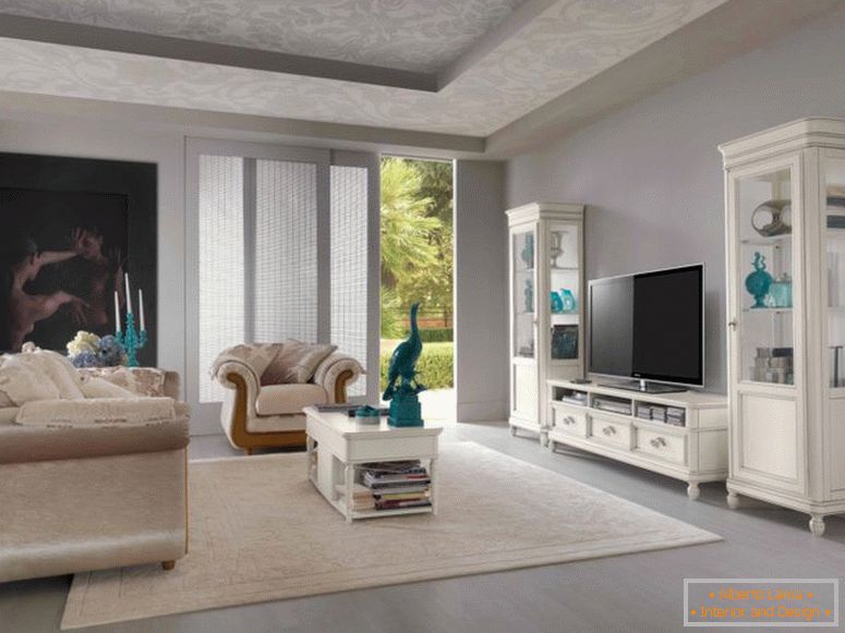 Sala de estar en estilo italiano - 75 fotos de ideas de