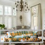 Sala de estar en estilo provenzal - 80 fotos de ideas de