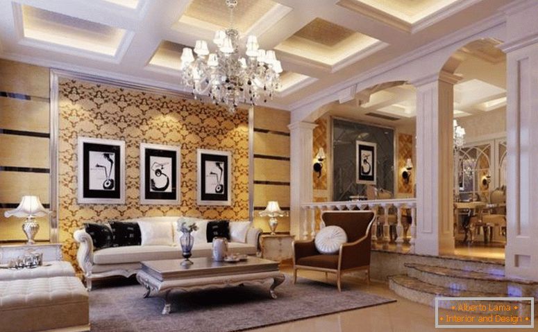sala de estar en estilo árabe