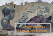 Graffiti grandioso de un joven español Aryz