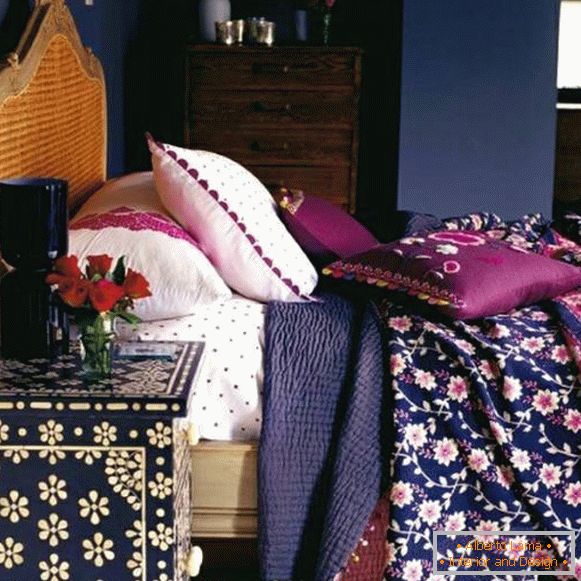 Decoración-Dormitorio-en-estilo marroquí