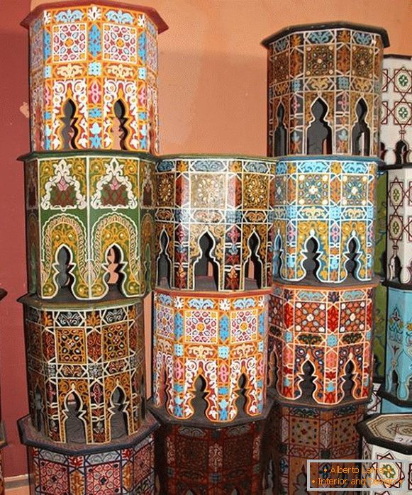 Mesas marroquíes