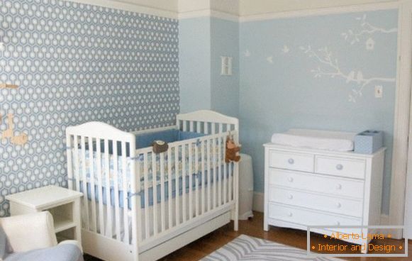 Interior de la habitación de un niño recién nacido, foto 43