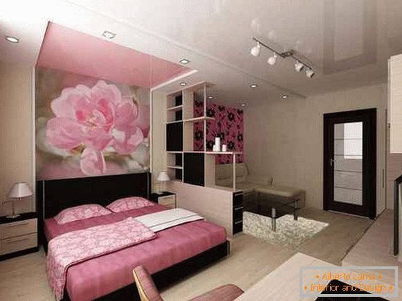 interior moderno de un apartamento de una habitación, foto 26