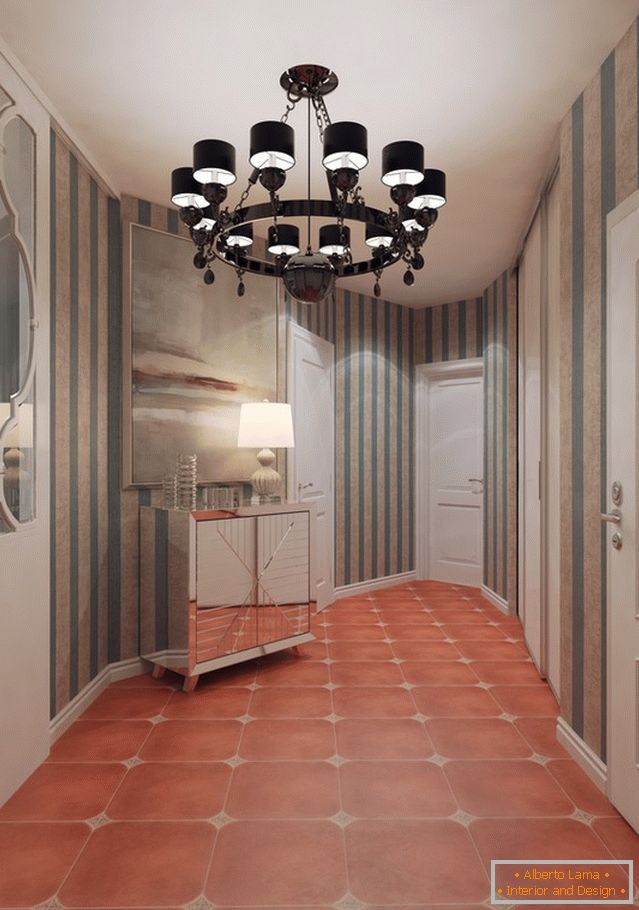 Diseño interior del pasillo
