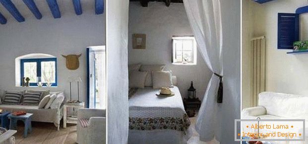 diseño de un dormitorio al estilo mediterráneo