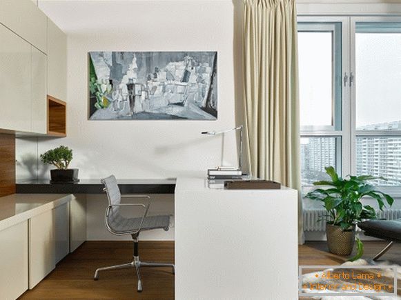Diseño de una oficina en una foto de apartamento 5