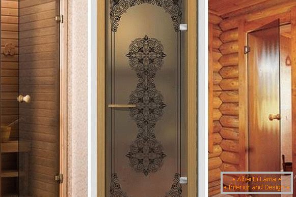 Puerta para vidrio de sauna - elija diseño y calidad