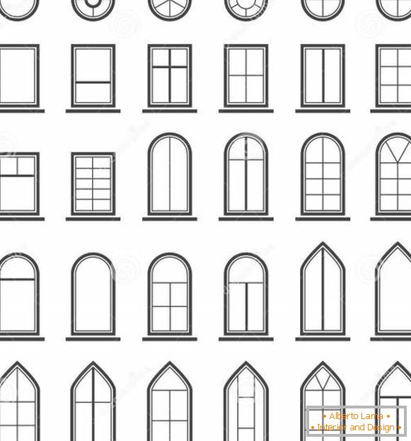 Qué ventanas son mejores: elija la forma de las ventanas para la casa