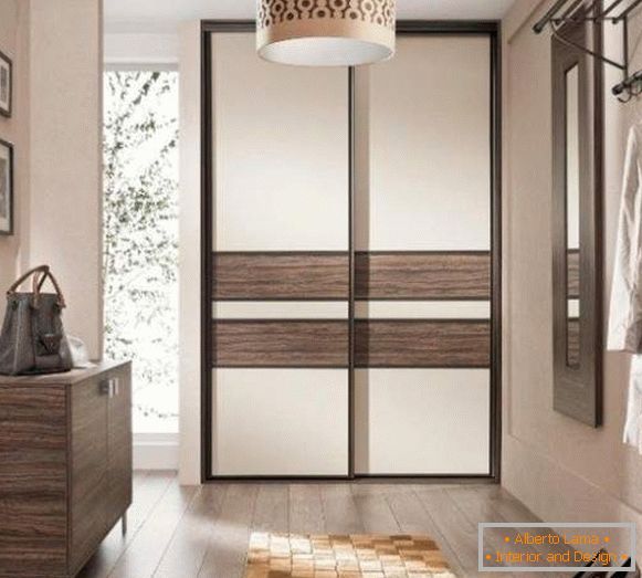 Hermosas puertas para armario empotrado con madera