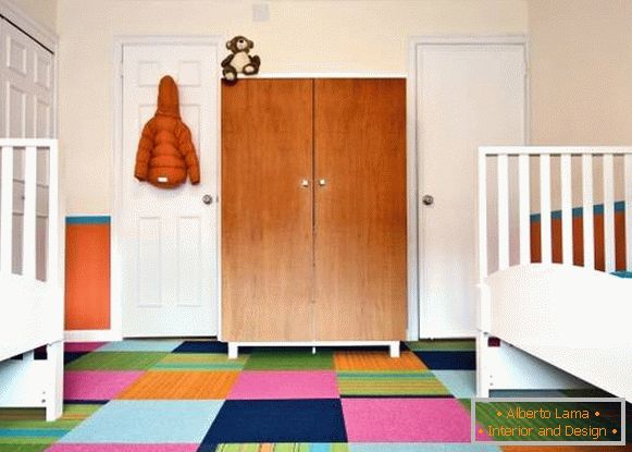alfombra luminosa para cuarto de niños