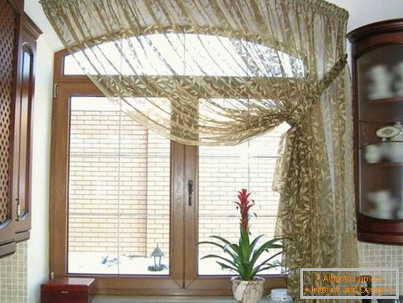 las cortinas más hermosas para la cocina, foto 27