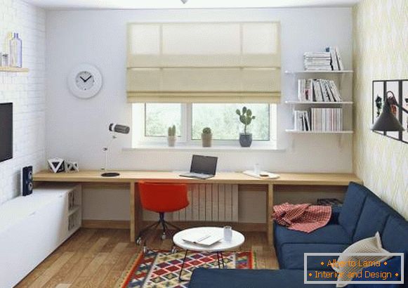 Diseño interior escandinavo de un apartamento de dos habitaciones - foto