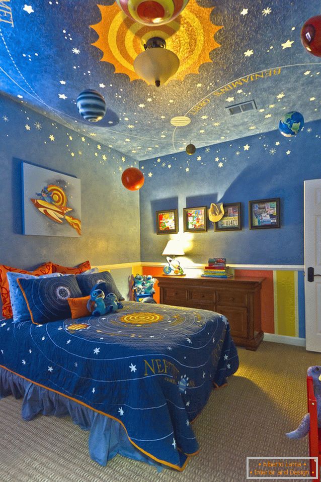 Hermoso diseño de una habitación para niños pequeños