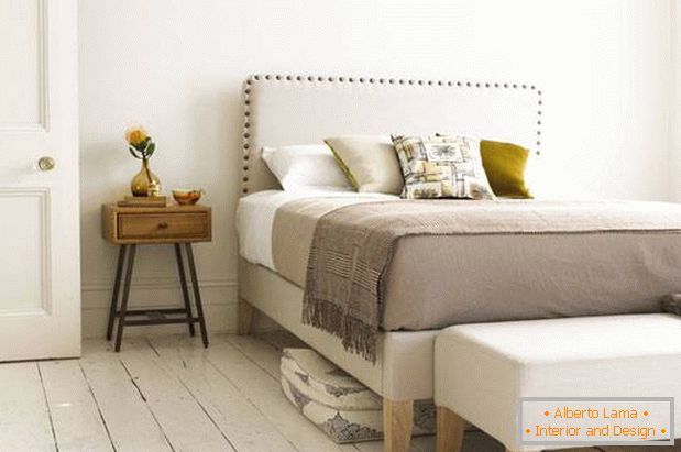 Diseño de dormitorio en colores pastel