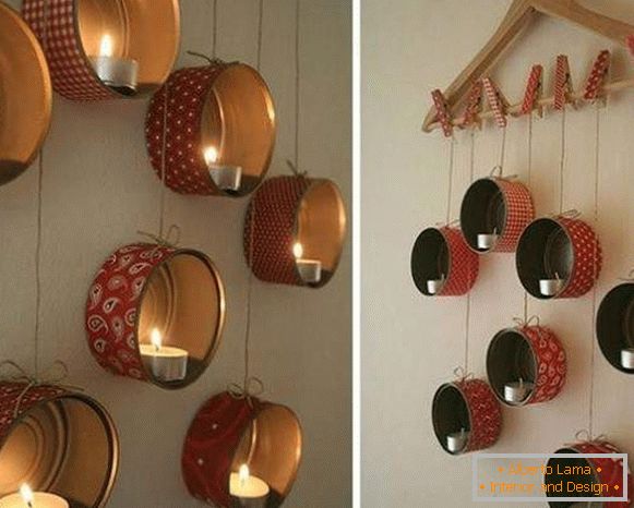 Ideas originales para decorar la casa con tus propias manos de latas