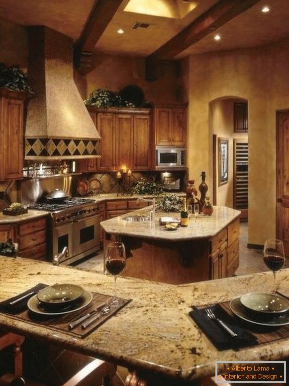 cocina de madera maciza, foto 3