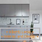 El diseño del pasillo de la cocina