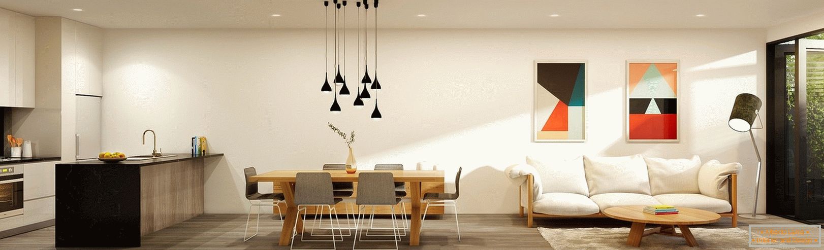 Apartamento estudio de diseño de interiores de Lushviz