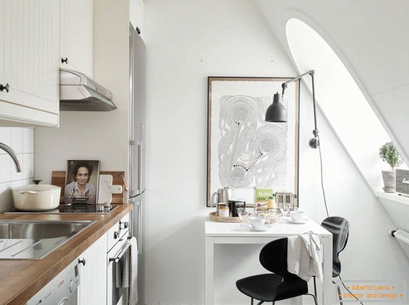 Área de cocina casa en Suecia