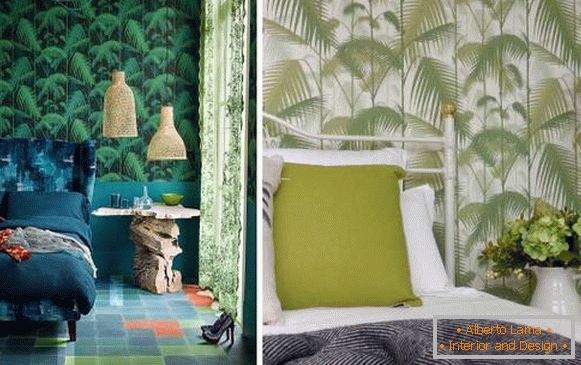 Diseño de dormitorio con estilo - foto 2015 ideas modernas de papel tapiz