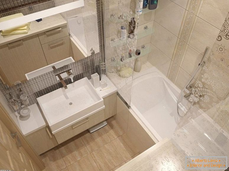 Baño pequeño de 3 m²: 70 fotos, ideas para diseño y diseño