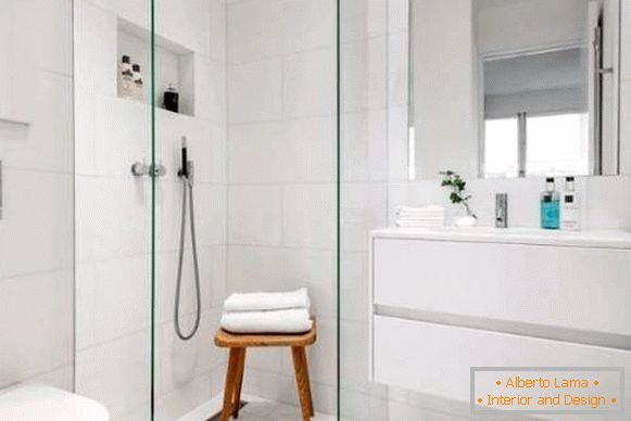 Pequeños apartamentos estudio - diseño de fotos de baño