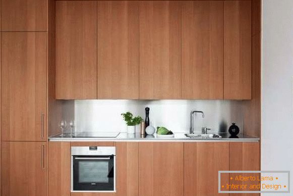 Diseño de cocina moderna en pequeños apartamentos tipo estudio 30 кв м