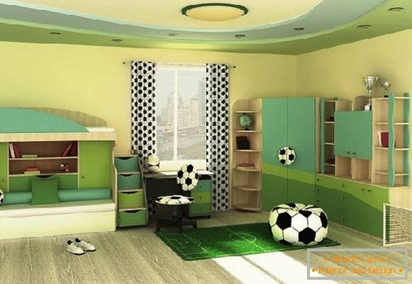 muebles para una habitación infantil para un niño adolescente, foto 13
