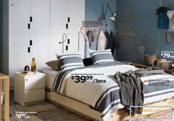 Dormitorio del catálogo de IKEA 2015