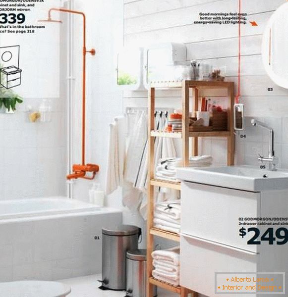 Baño con muebles IKEA 2015