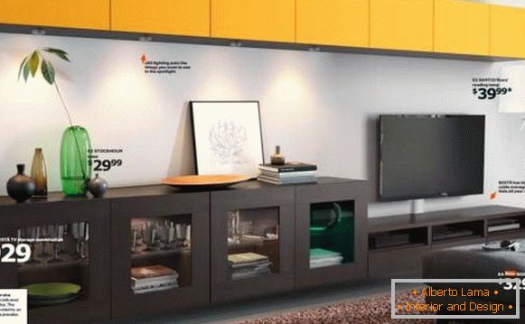Muebles modernos de la sala Ikea 2015