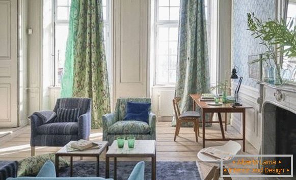 Telas de moda para cortinas, muebles y alfombras 2016 del Designers Guild